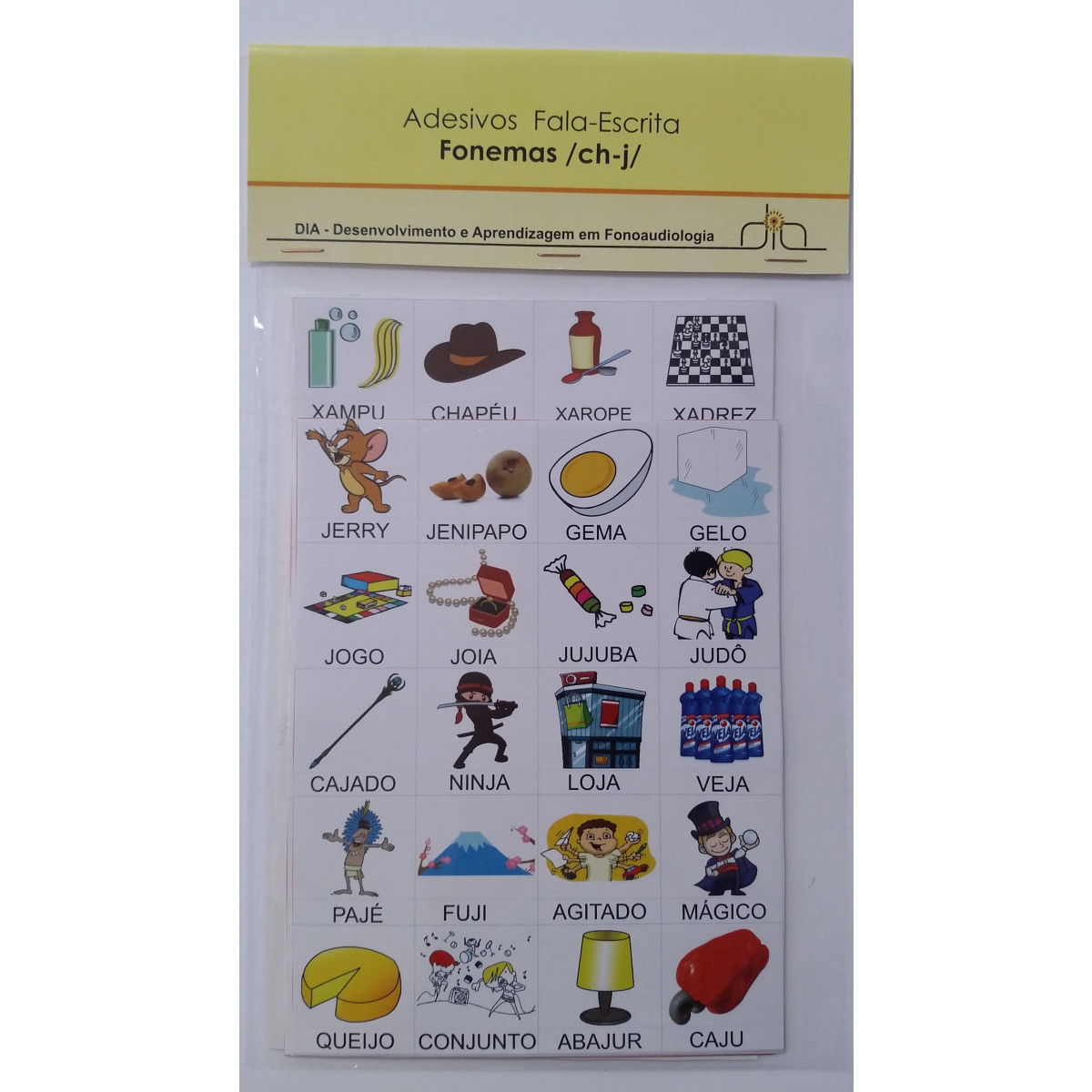 Adesivos Fala Escrita Fonemas Ch J Loja Dia Recursos Para Fala E Linguagem