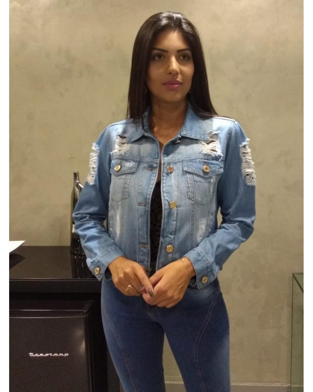 modelos de jaqueta jeans feminina