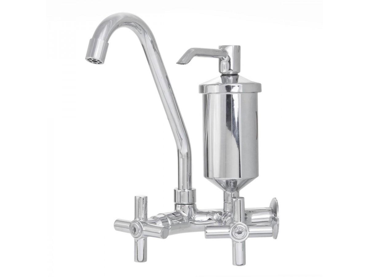 Torneira para cozinha de parede com filtro 2172 c31 cromada Imperatriz